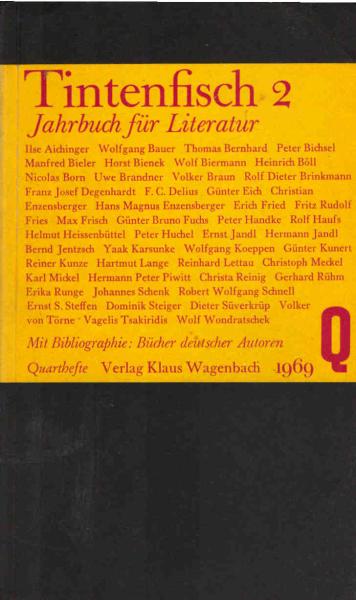 Tintenfisch :  2. Jahrbuch für Literatur.