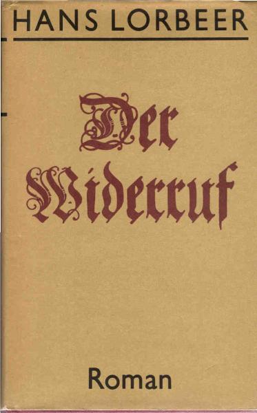 Der Widerruf : Roman.