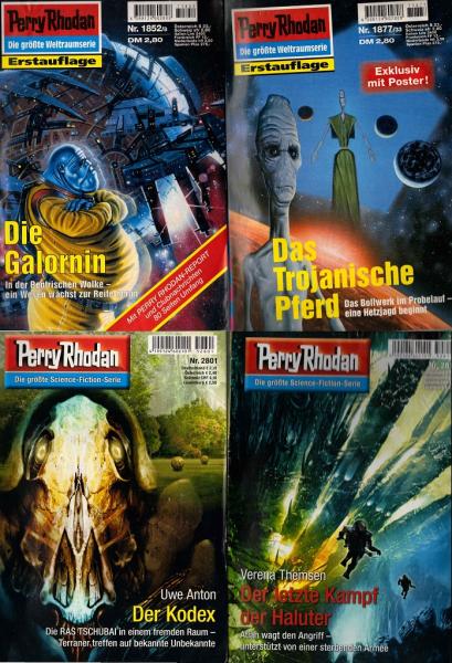 Perry Rhodan-Heftserie ; 4 Heftromane (Nr. 1852, 1877, 2801, 2815)