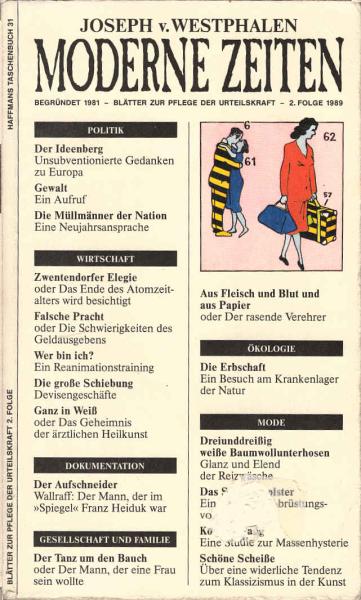 Westphalen, Joseph von: Moderne Zeiten; Teil: Folge 2.