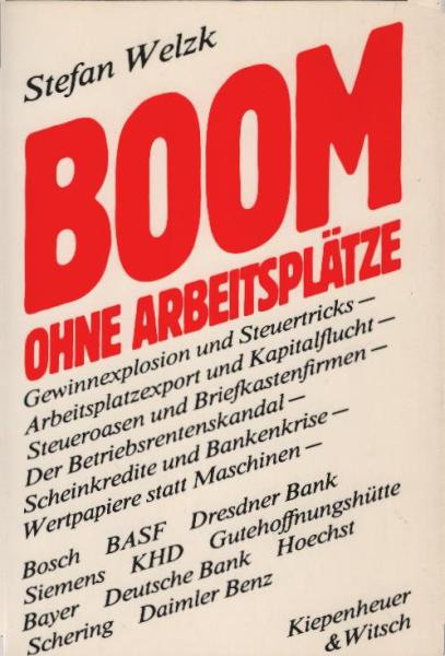 Boom ohne Arbeitsplätze.