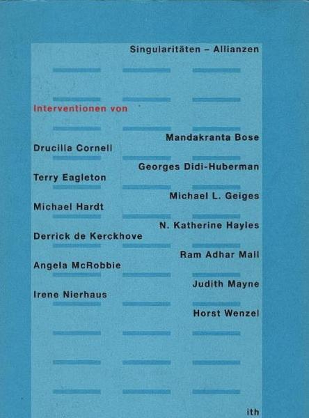 Singularitäten - Allianzen : Interventionen.