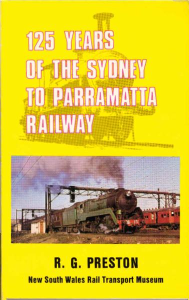 125 Years of the Sydney to Parramatta Railway