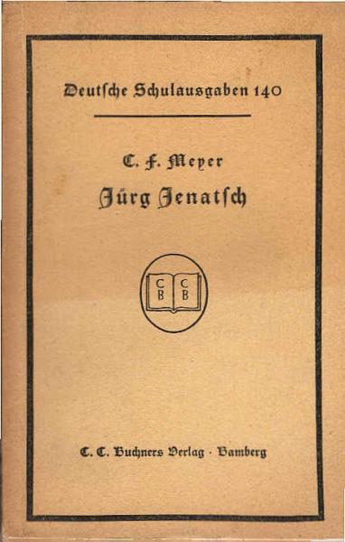 Jürg Jenatsch : Roman