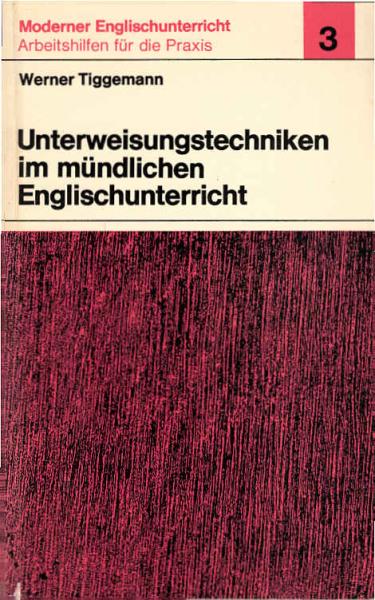 Unterweisungstechniken im mündlichen Englischunterricht.