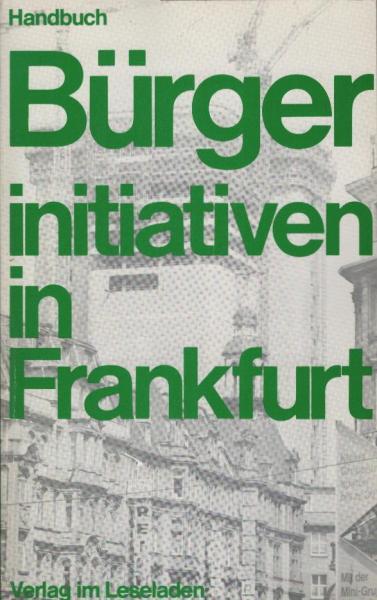 Handbuch, Bürgerinitiativen in Frankfurt.