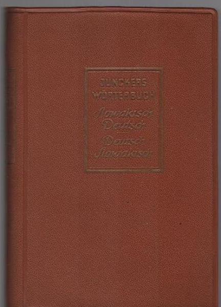 Slowakisch-deutsches und deutsch-slowakisches Wörterbuch : Mit Ausspracheanleitg.