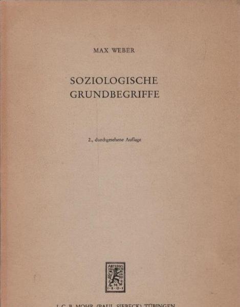 Soziologische Grundbegriffe.