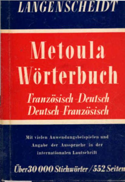 Französisch : Französisch-Deutsch, Deutsch-Französisch.
