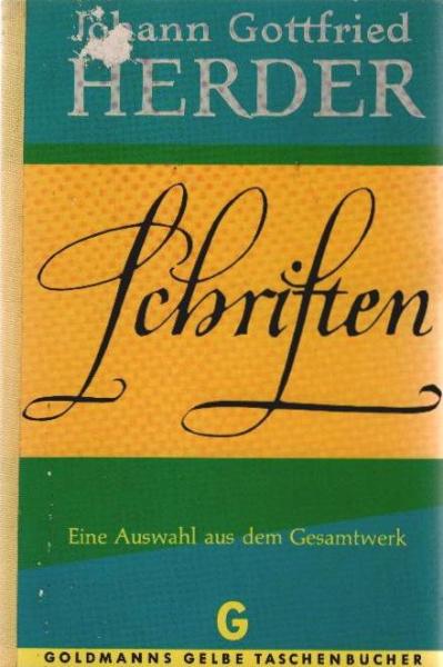 Schriften : Eine Auswahl aus d. Gesamtwerk.