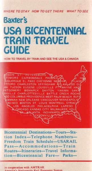 Baxter's USA bicentennial train travel guide
