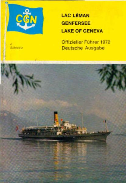 Der Genfersee : Offizieller Führer 1972