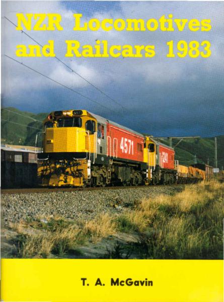 NZR locomotives and railcars 1983