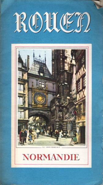 Rouen [Broschüre mit Stadtkarte].