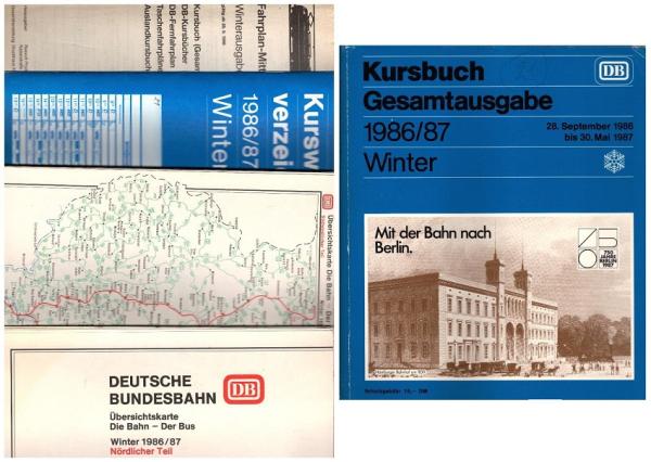 Kursbuch Gesamtausgabe ; Winter 1986/87. 28. September 1986 bis 30. Mai 1987.
