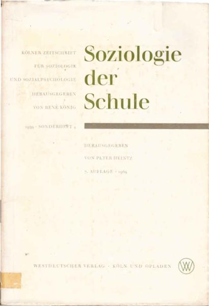 Soziologie der Schule.