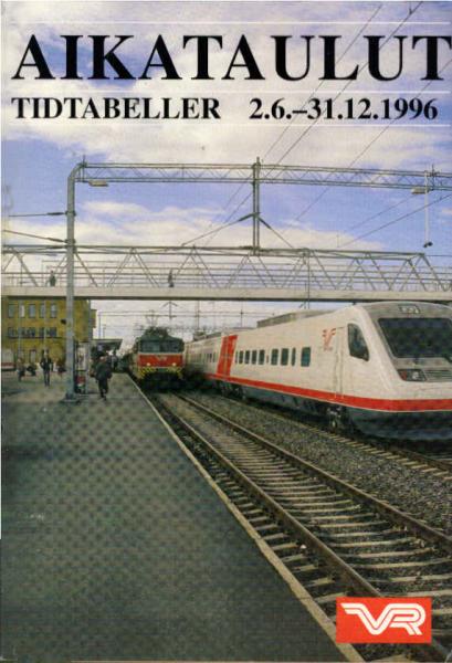 Aikataulut Tidtabeller 02.06.-31.12.1996