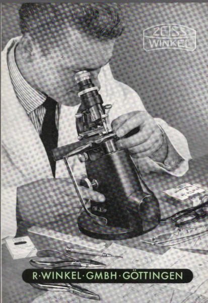 Zeiss Winkel. Frontofocómetro. [Werbeblatt]