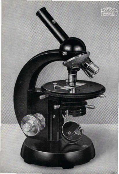 Zeiss Winkel. Microscopio - Standard GF 313. [Werbeblatt]