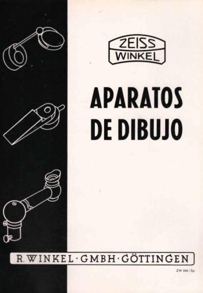 Zeiss Winkel. Aparatos de Dibujo. [Werbeblatt]