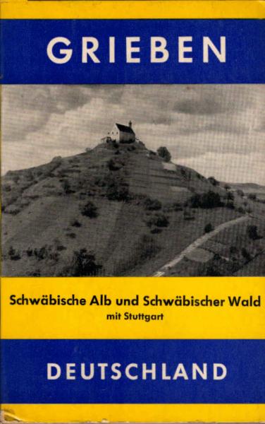 Schwäbische Alb und Schwäbischer Wald mit Stuttgart.
