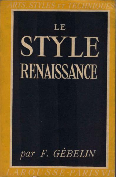 Le style renaissance en france