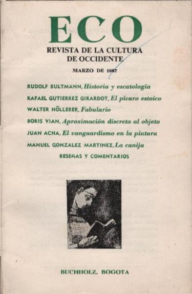 Eco : Revista de la Cultura de Occidente; Marzo de 1967.