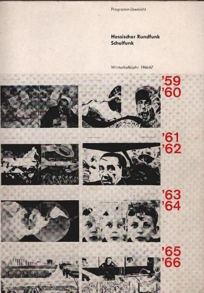 Hessischer Rundfunk, Schulfunk ; Jahrgang 21. Programmübersicht Winterhalbjahr 1966/67