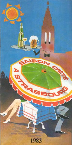 Saison d'été a Strasbourg 1983 [Reiseprospekt]