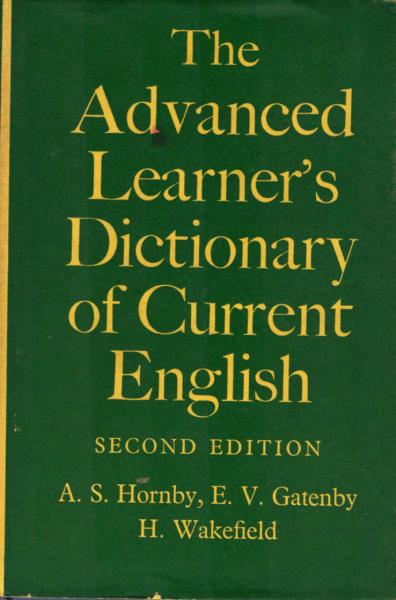 The Advanced Learner's Dictionary of Current English