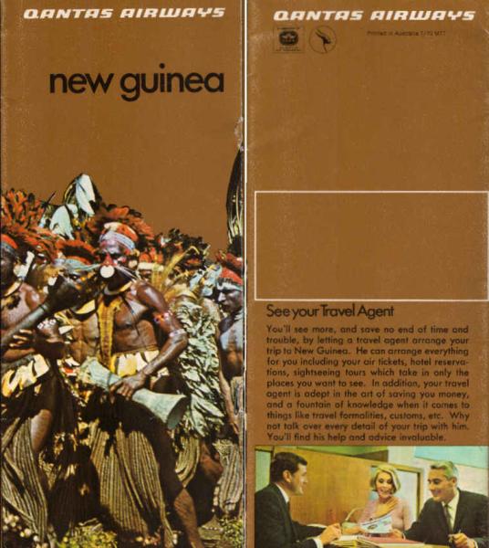 Qantas Airways. New Guinea [Prospekt].