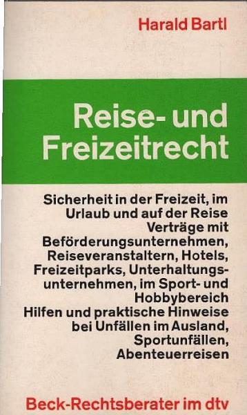 Reise- und Freizeitrecht.