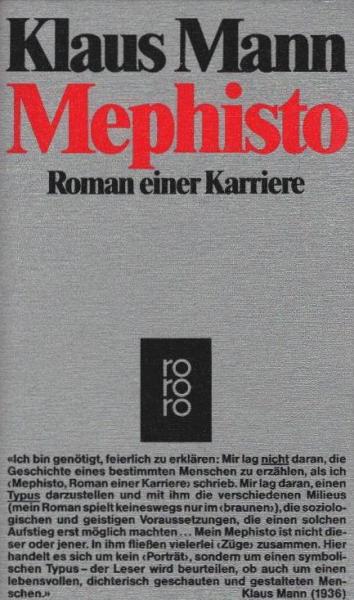 Mephisto : Roman e. Karriere.