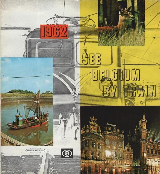 1962 See Belgium by Train (Prospekt)