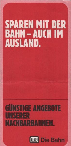 Sparen mit der Bahn - auch im Ausland. Günstige Angebote unserer Nachbarn