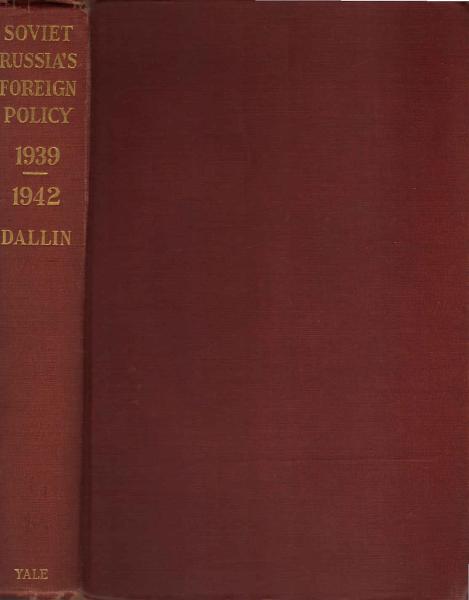 Soviet Russia's foreign policy 1939-1942