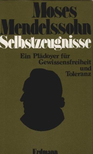 Selbstzeugnisse : e. Plädoyer für Gewissensfreiheit u. Toleranz.