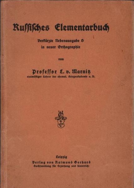 Russisches Elementarbuch.