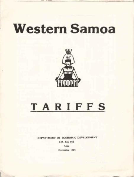 Western Samoa : Tariffes