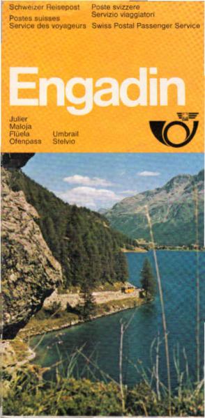 Schweizer Reisepost : Engadin (Faltblatt)