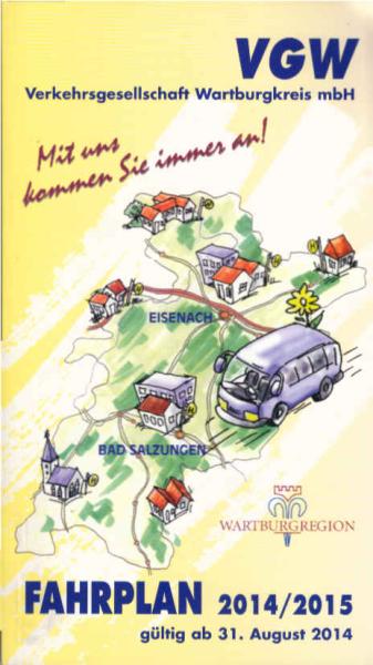 VGW. Fahrplan 2014 / 2015 (Gültig ab 31. August 2014)