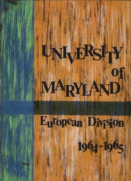 European Division with Africa and the Middle East. Catalog 1964-65.