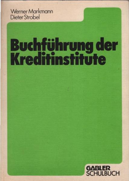 Buchführung der Kreditinstitute.