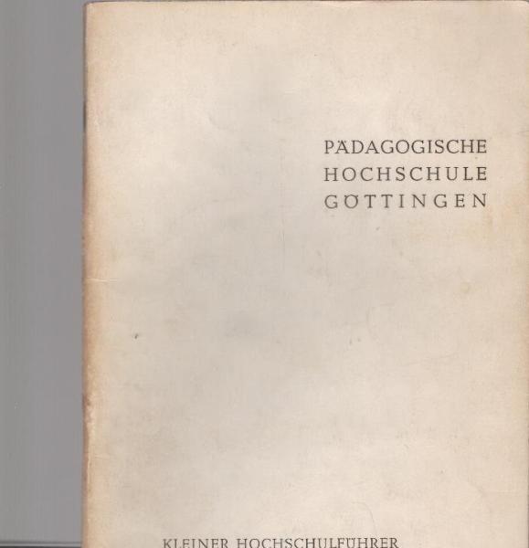 Kleiner Hochschulführer.