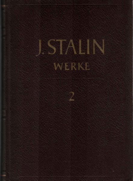 J. Stalin: Werke. Band 2., 1907-1913