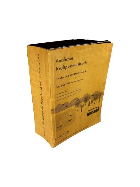 Amtliches Kraftpostkursbuch für das westliche Deutschland ; Sommer 1956, 3.6.1956 - 29.9.1956.