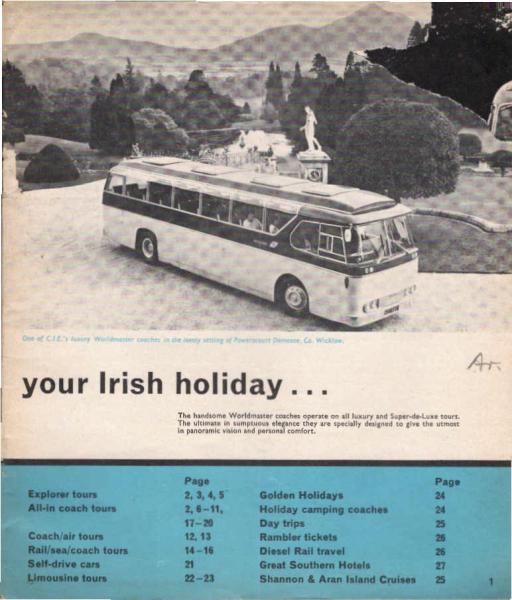Your Irish holiday... Ireland. Tours Programme 1964.