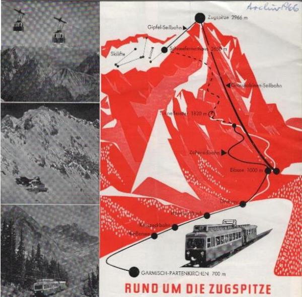 Rund um die Zugspitze : Sommer 1966 (Faltprospekt)