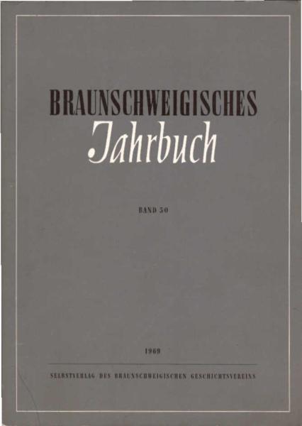 Braunschweigisches Jahrbuch, Band 50.