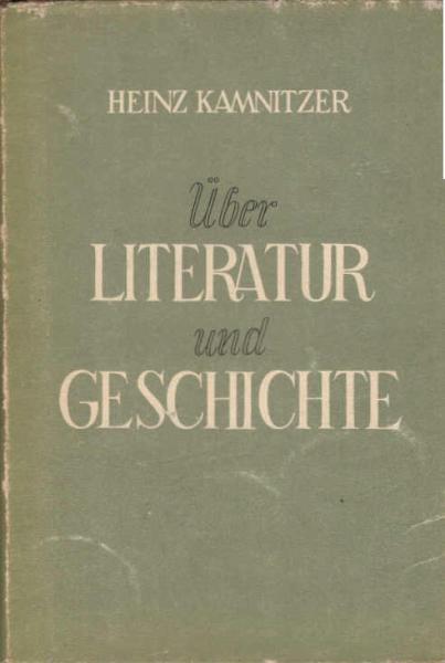 Über Literatur und Geschichte : 6 Aufsätze.